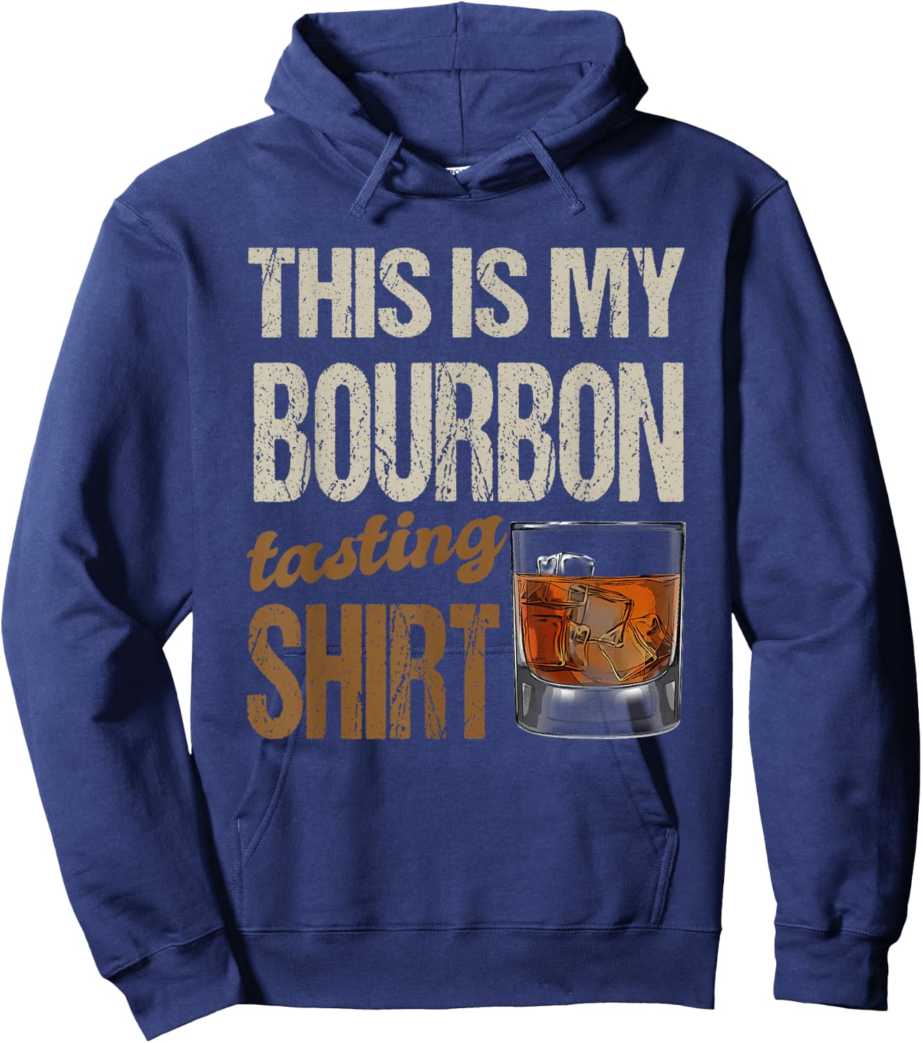 Funny Whiskey This is My Bourbon Tasting Hoodie - Hoodie | Navy