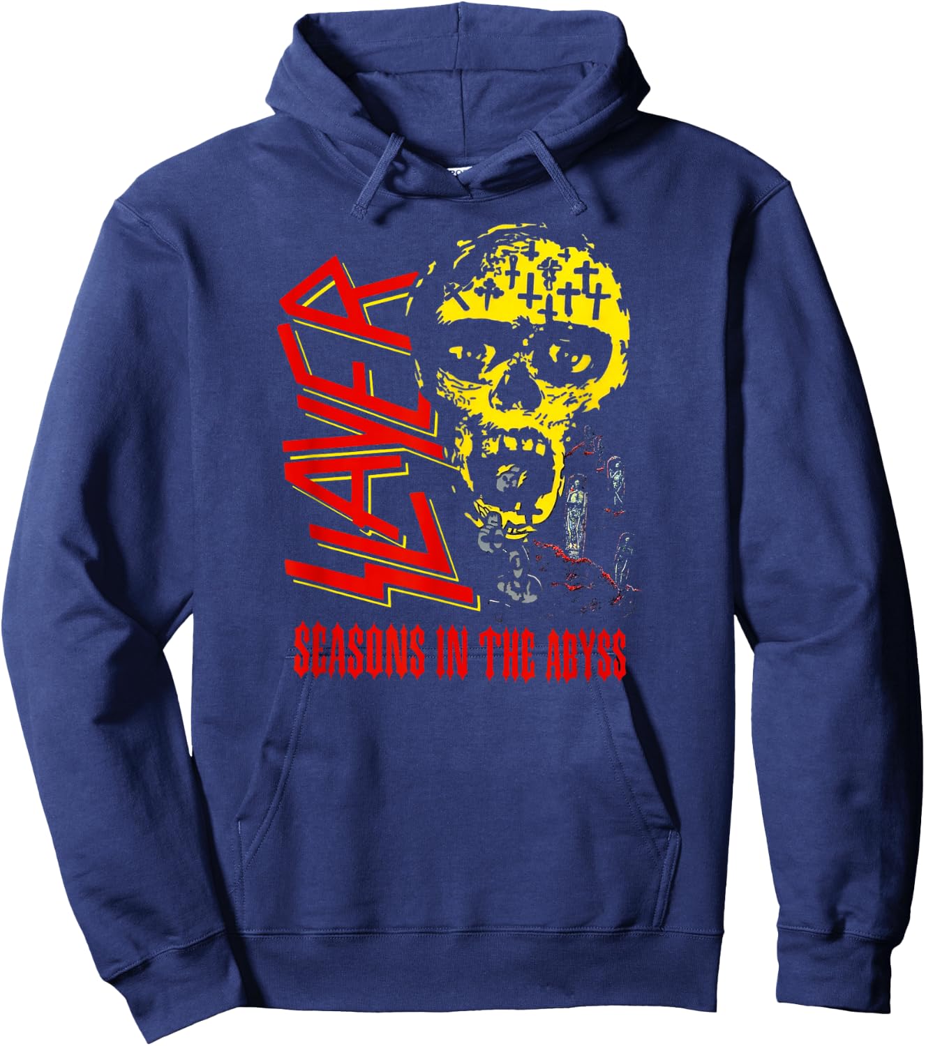 Slayer – Seasons in the Abyss Graphic Tour Hoodie - Hoodie | Navy