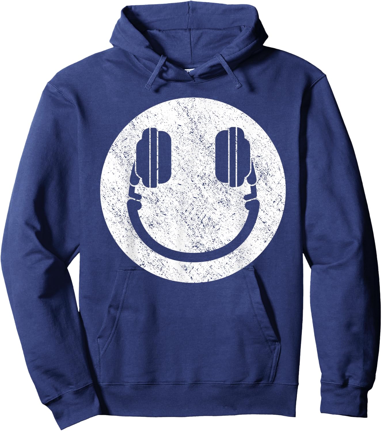 DJ Disc Jockey Smile Hoodie - Hoodie | Navy