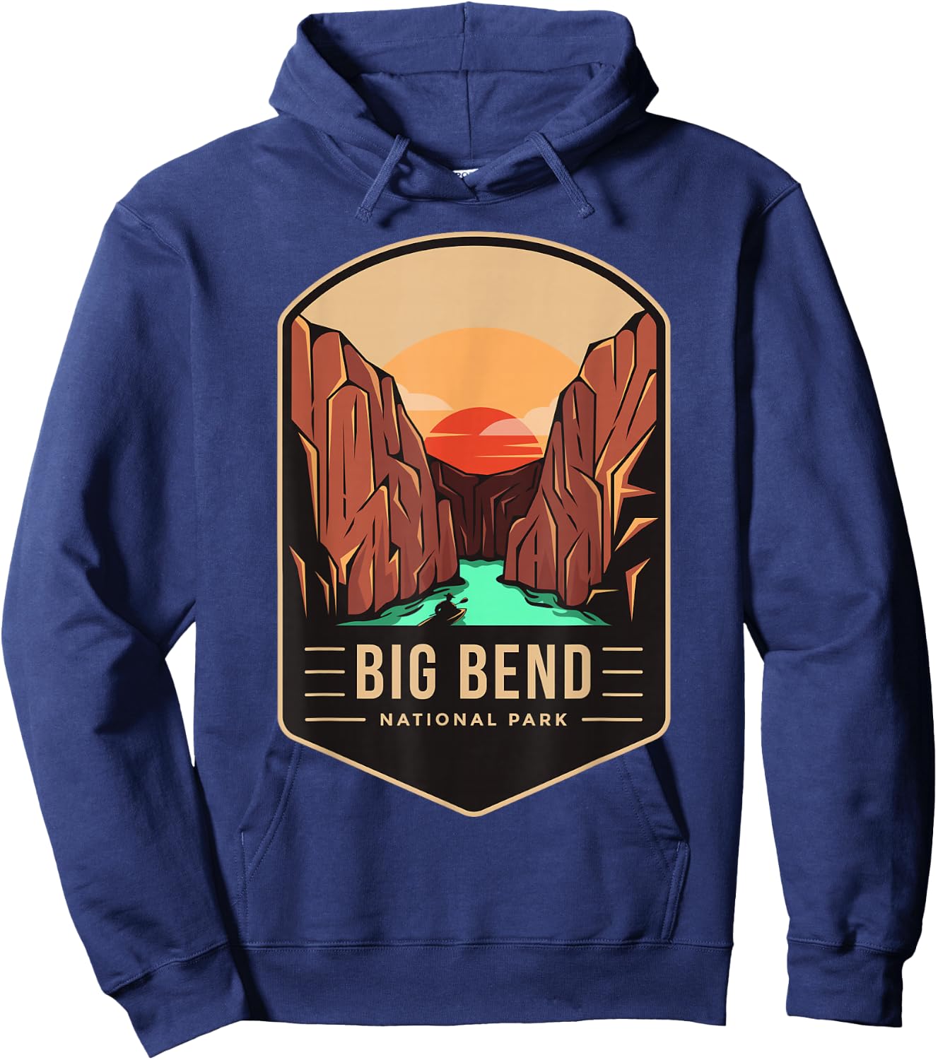 Big Bend National Park 1944 Texas Hoodie - Hoodie | Navy