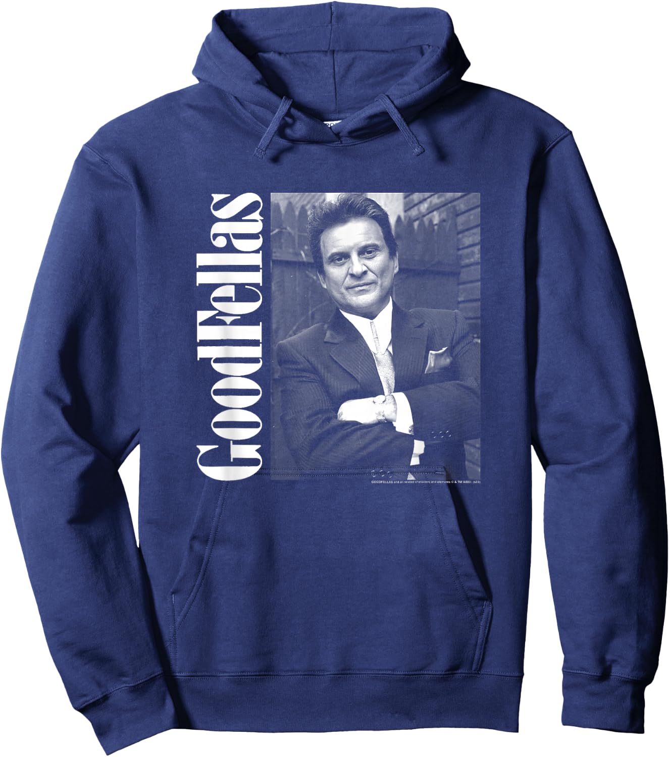 Goodfellas Tommy with Vertical Logo Hoodie - Hoodie | Navy