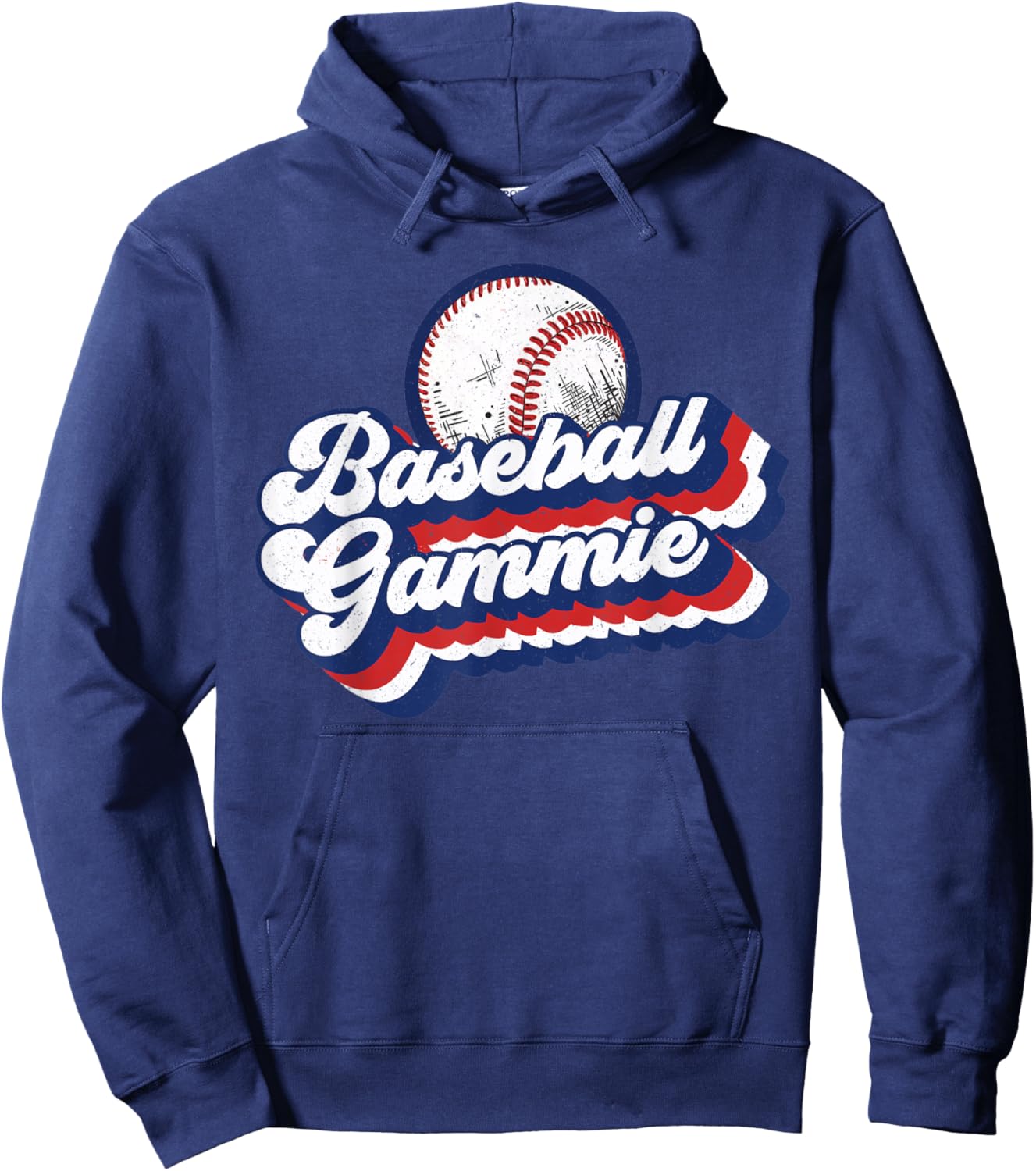 Baseball Gammie Grandma Shirt Mother's Day Gift Hoodie - Hoodie | Navy