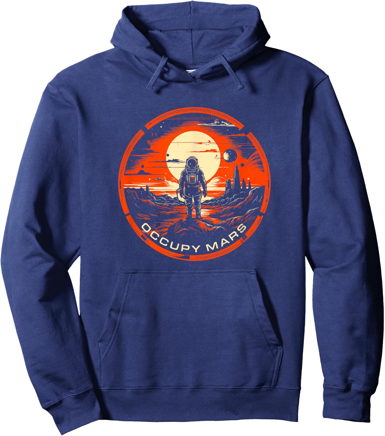 Occupy Mars - Terraforming Hoodie - Hoodie | Navy