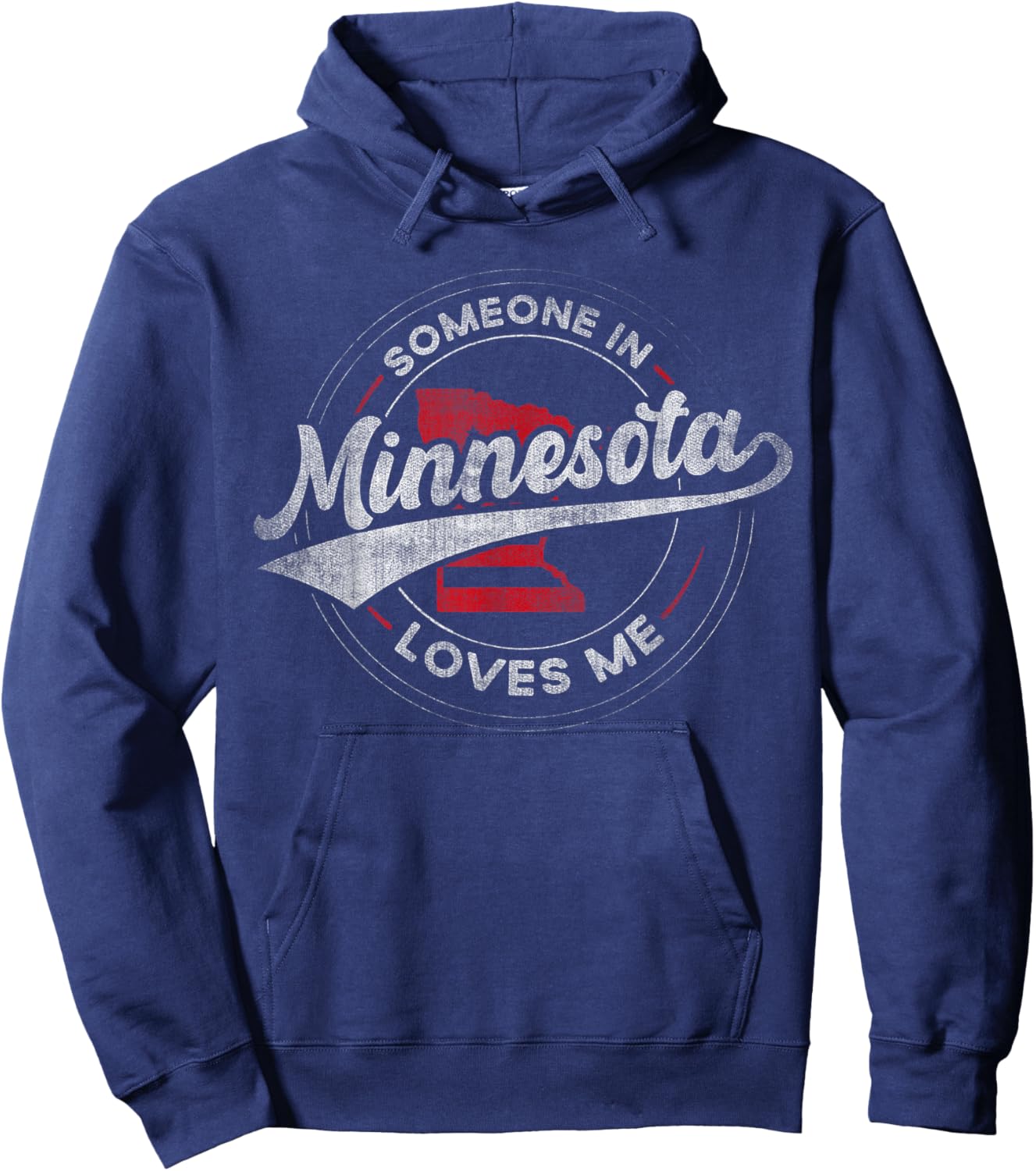 Someone in Minnesota Loves Me Minnesota Hoodie - Hoodie | Navy