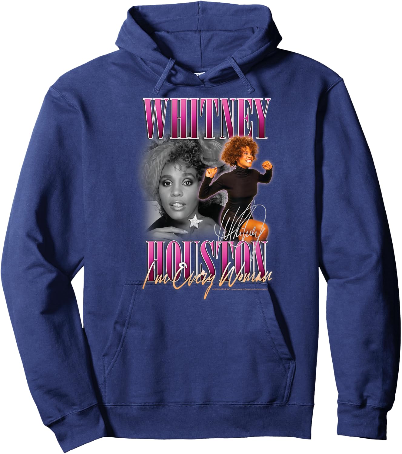 Whitney Houston - I'm Every Woman Hoodie - Hoodie | Navy