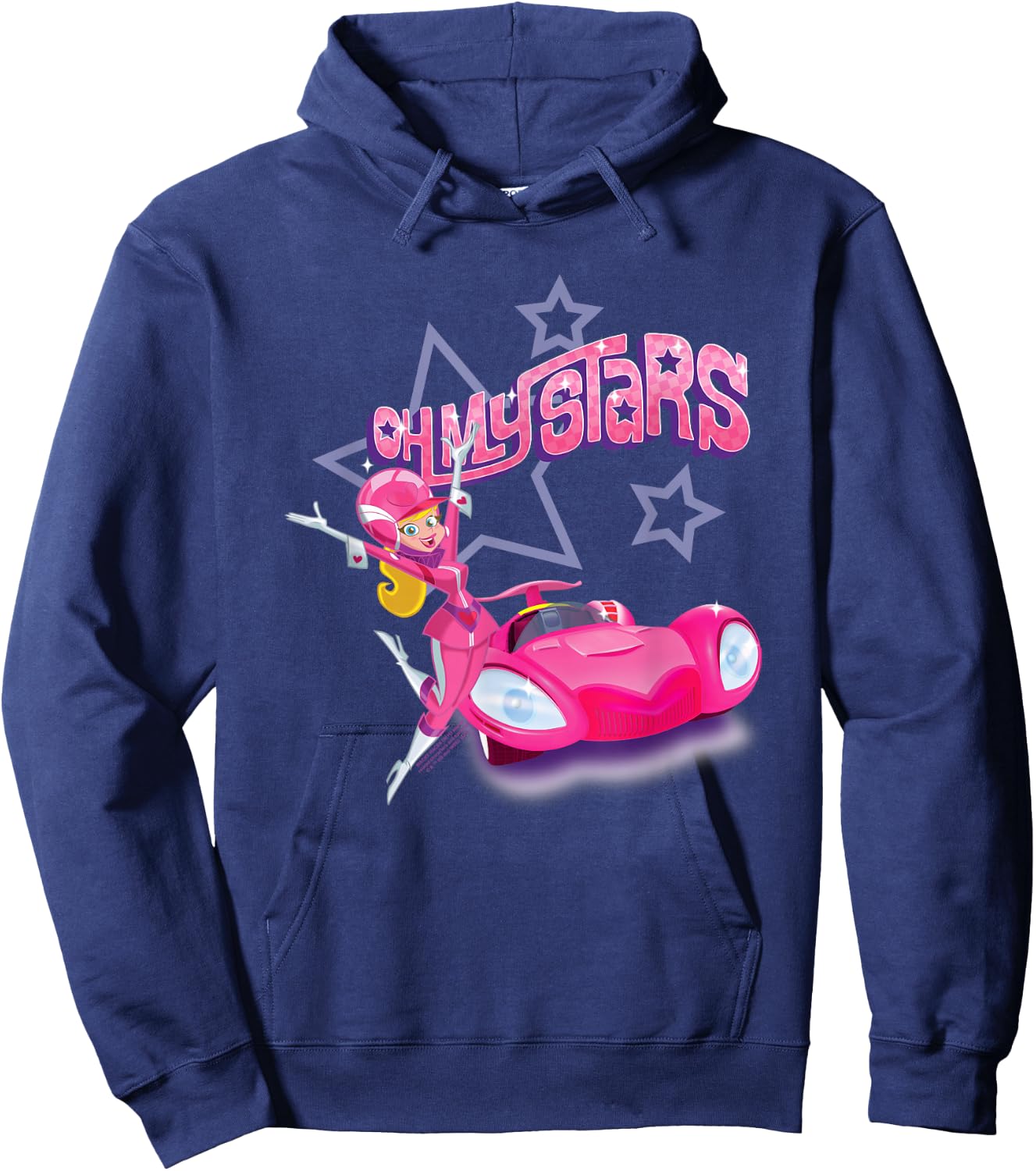 Wacky Races Penelope Pitstop Oh My Stars Hoodie - Hoodie | Navy