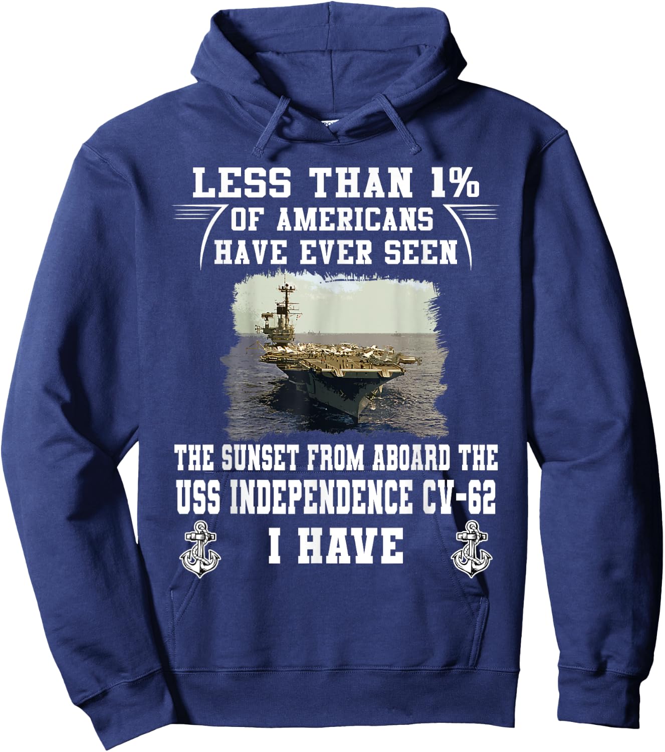 USS Independence CV-62 Aircraft Carrier Hoodie - Hoodie | Navy