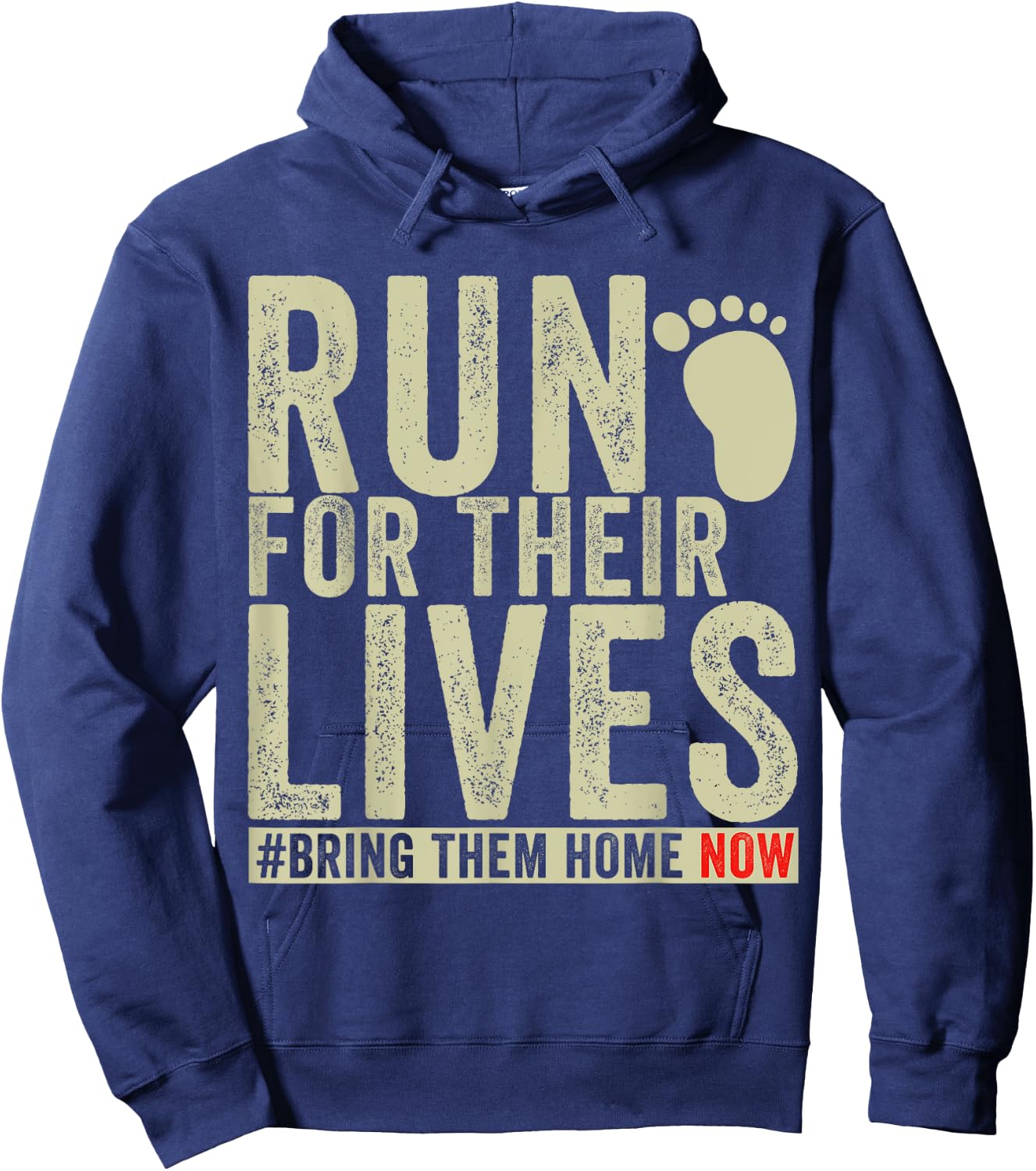 Run for Their Lives Hoodie - Hoodie | Navy