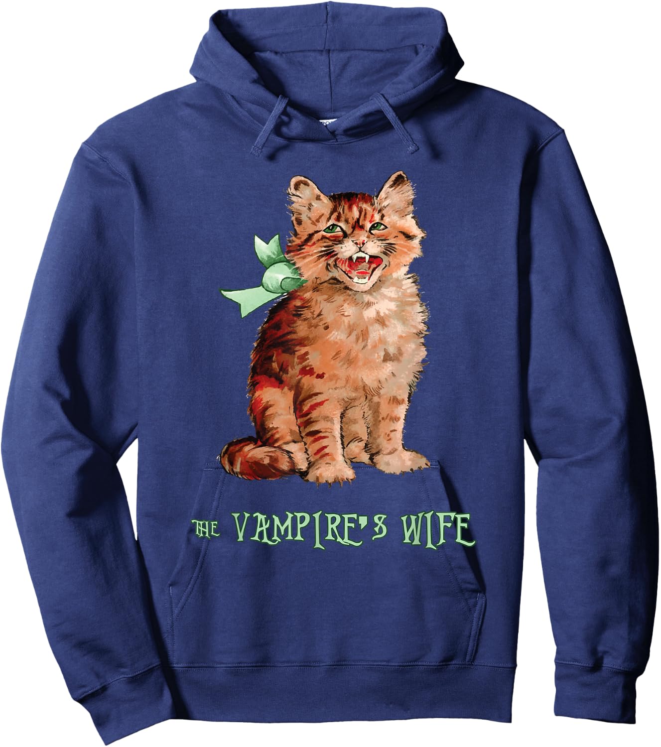 The vampire's wife cat Hoodie - Hoodie | Navy
