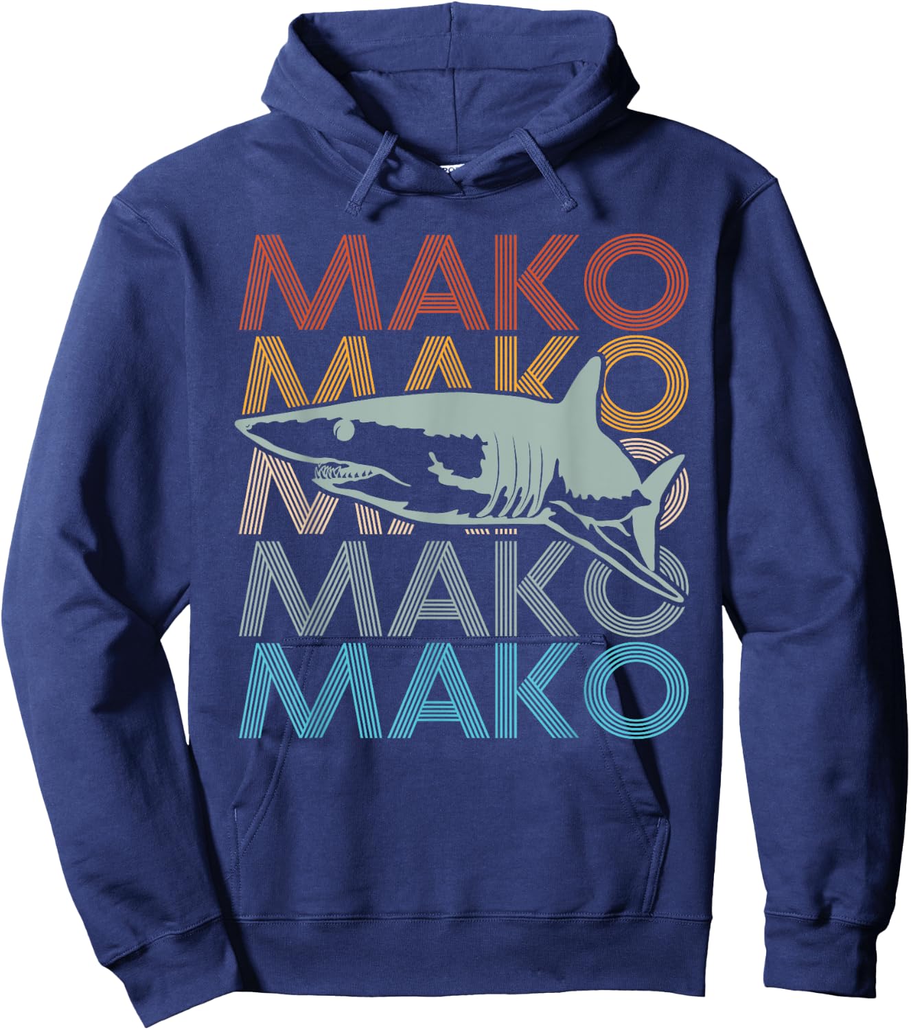 MAKO Design for a Mako Shark Diver Hoodie - Hoodie | Navy
