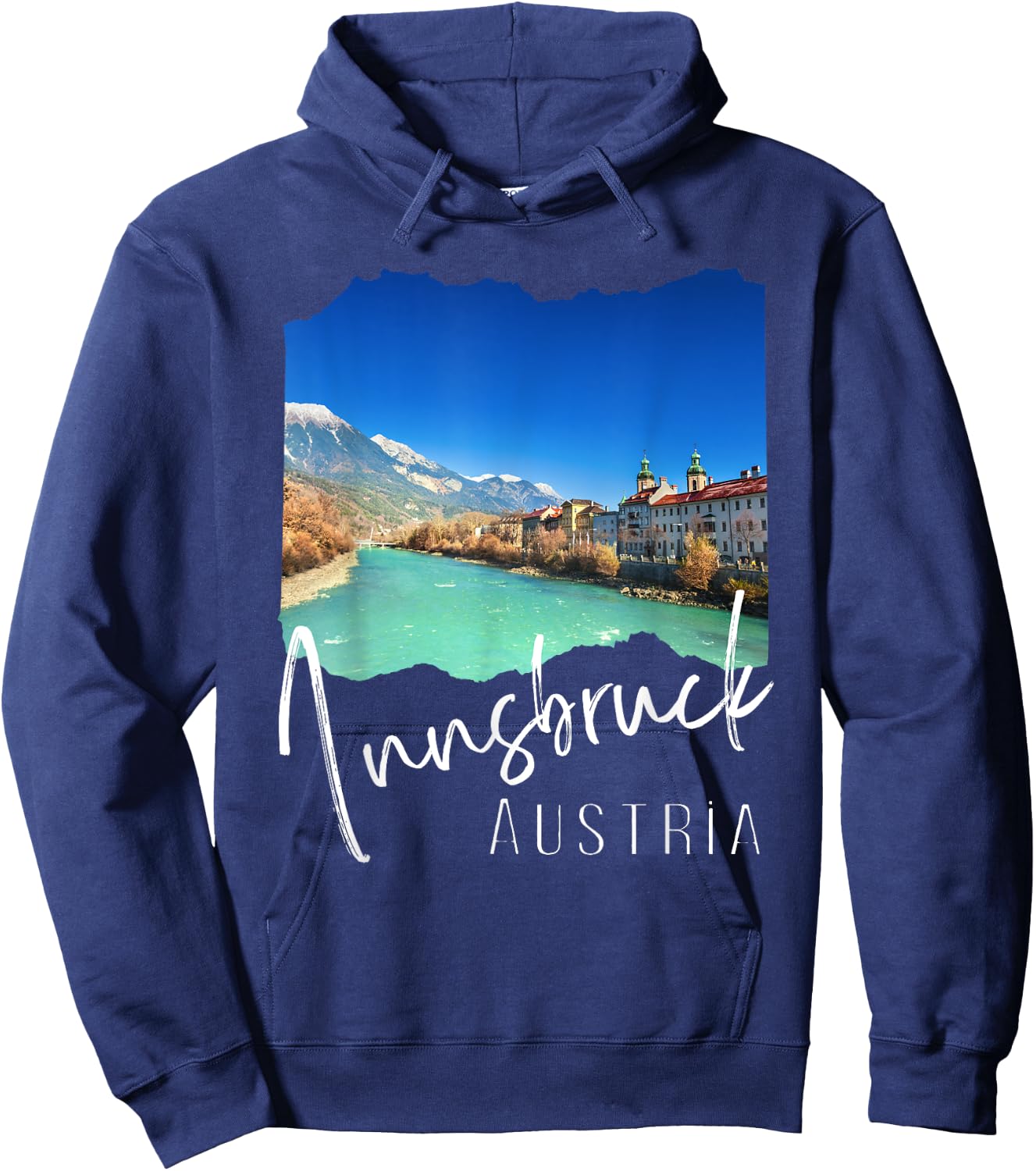Innsbruck Souvenir Innsbruck Austria Hoodie - Hoodie | Navy