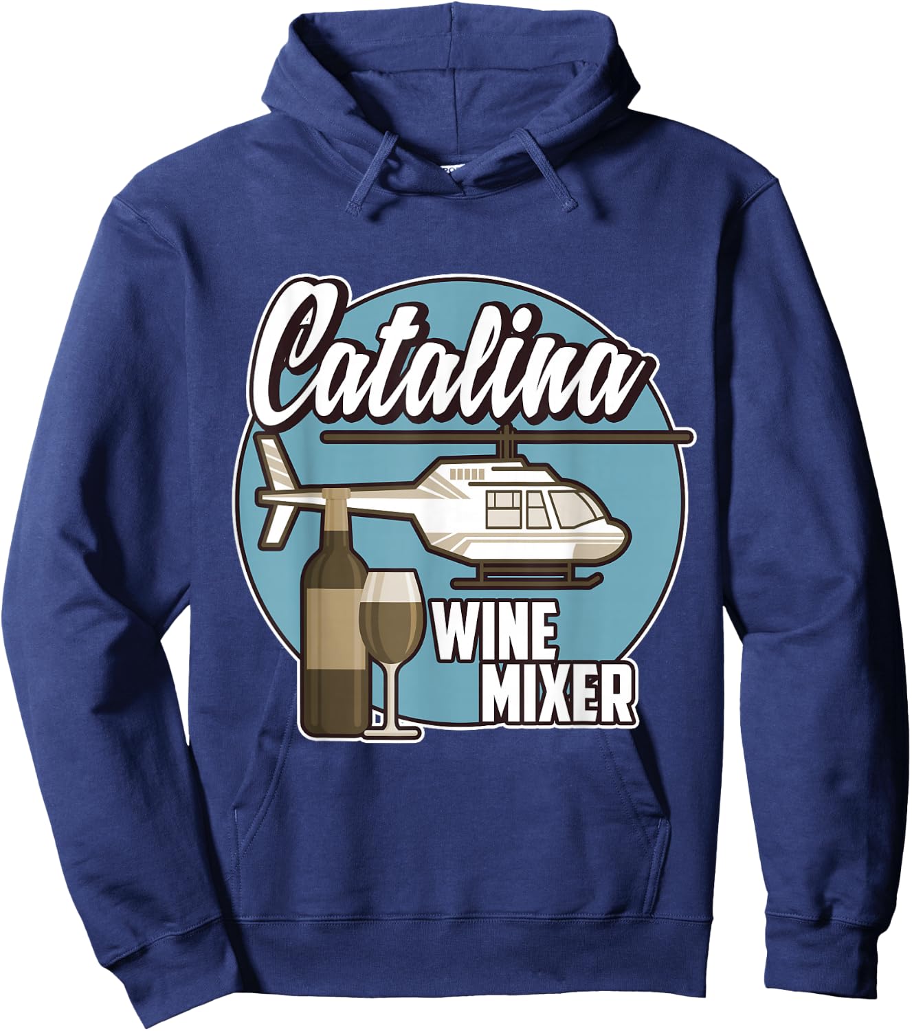 Catalina Wine Mixer - Great Wine and Music Hoodie - Hoodie | Navy