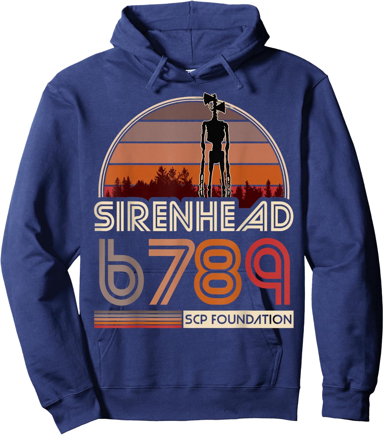 Sirenhead SCP-6789 SCP Foundation Hoodie - Hoodie | Navy