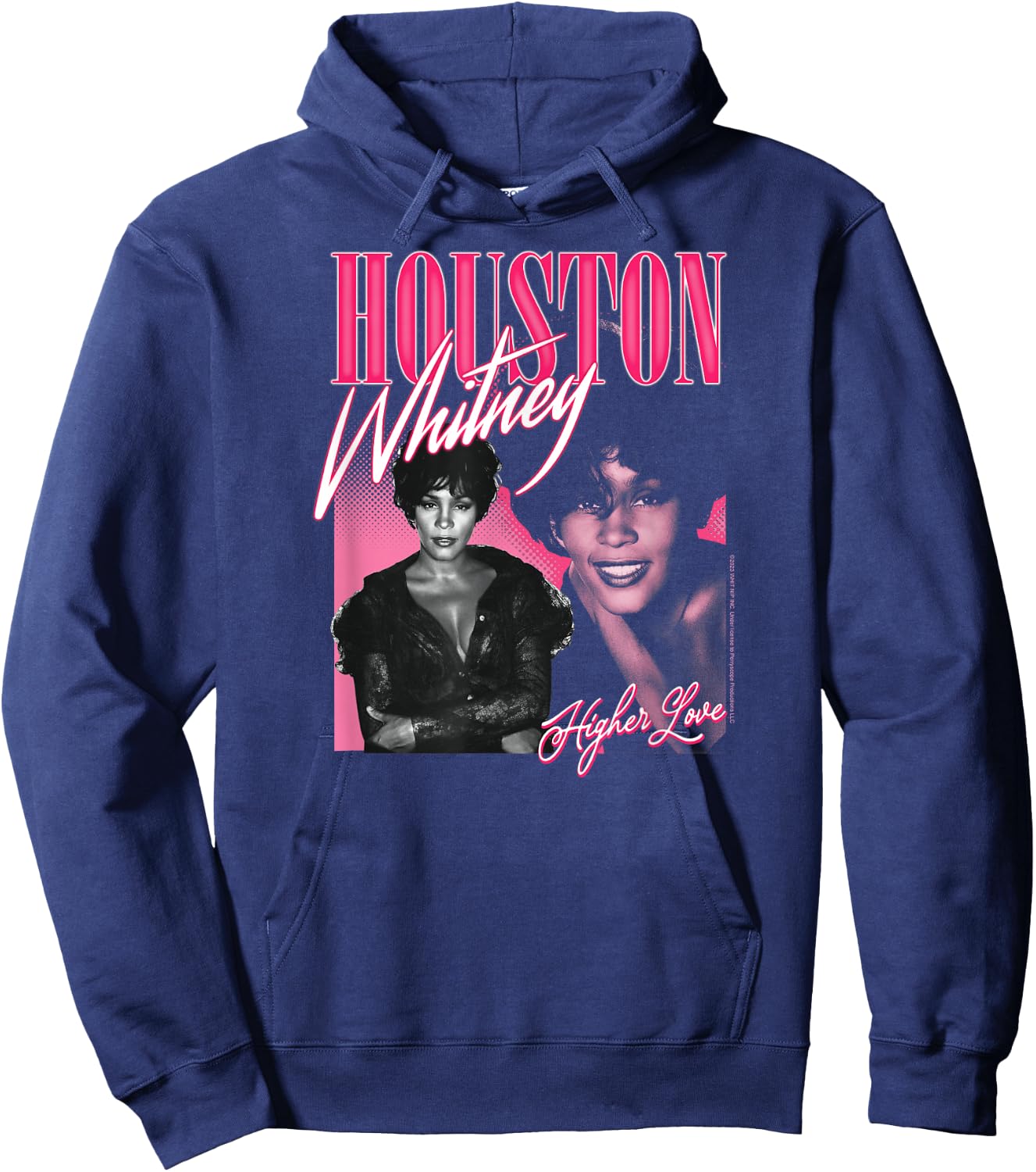 Whitney Houston - Higher Love Hoodie - Hoodie | Navy