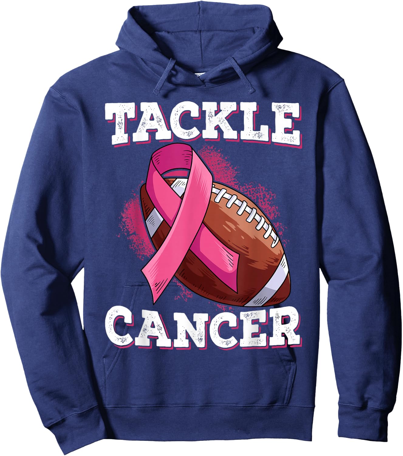 Tackle Breast Cancer Hoodie - Hoodie | Navy