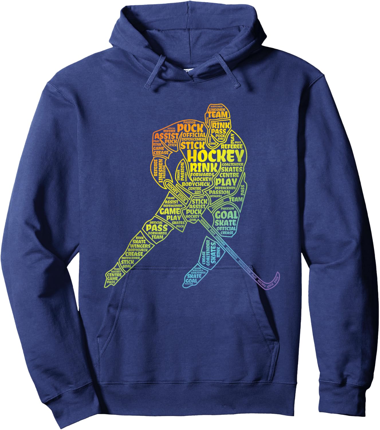 Ice Hockey Boy Hoodie - Hoodie | Navy
