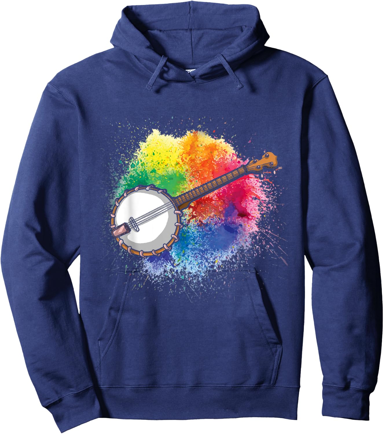 Banjo Mandolin Bluegrass Bluebird Tennesse Hoodie - Hoodie | Navy