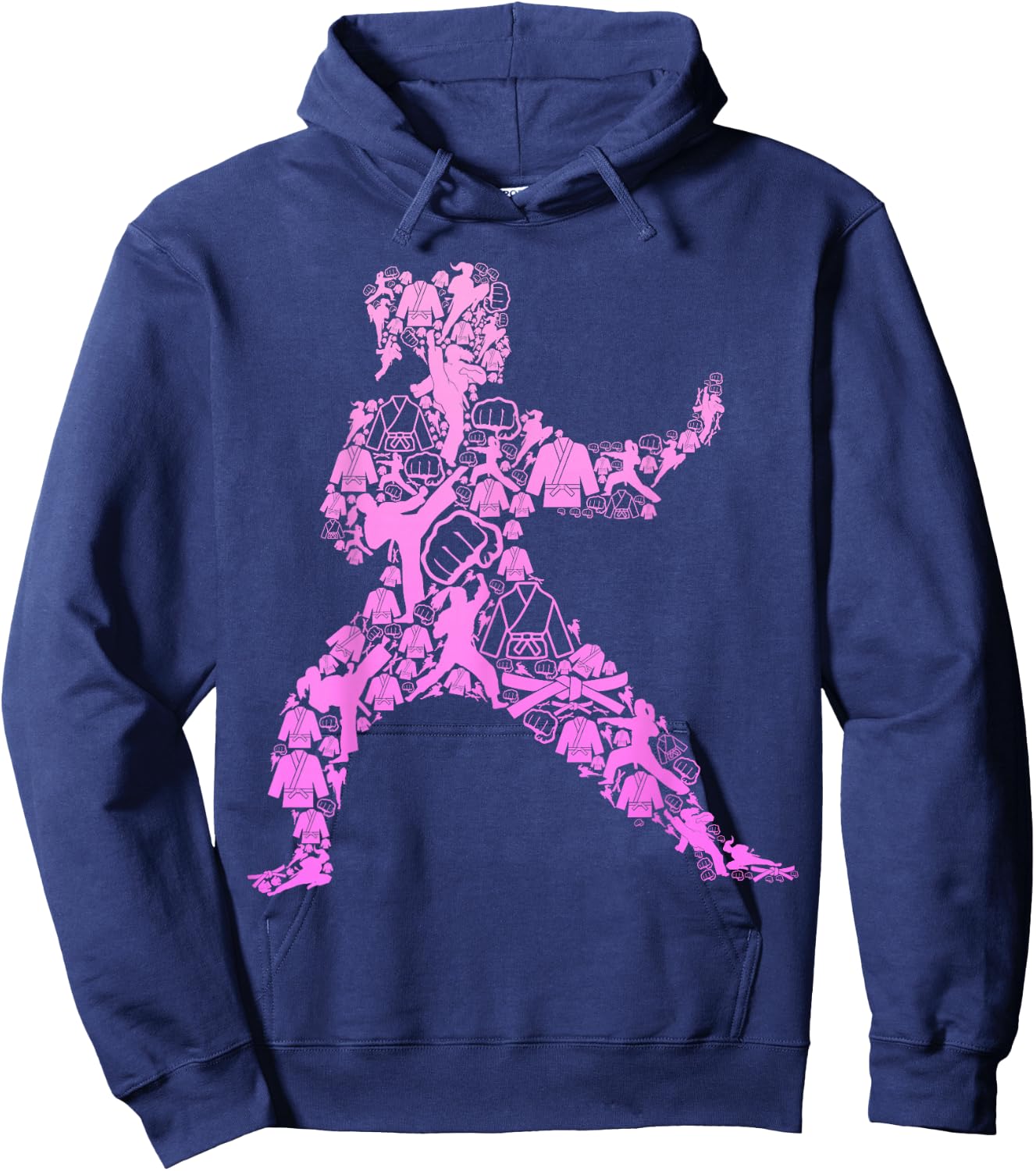 Karate Girl Hoodie - Hoodie | Navy