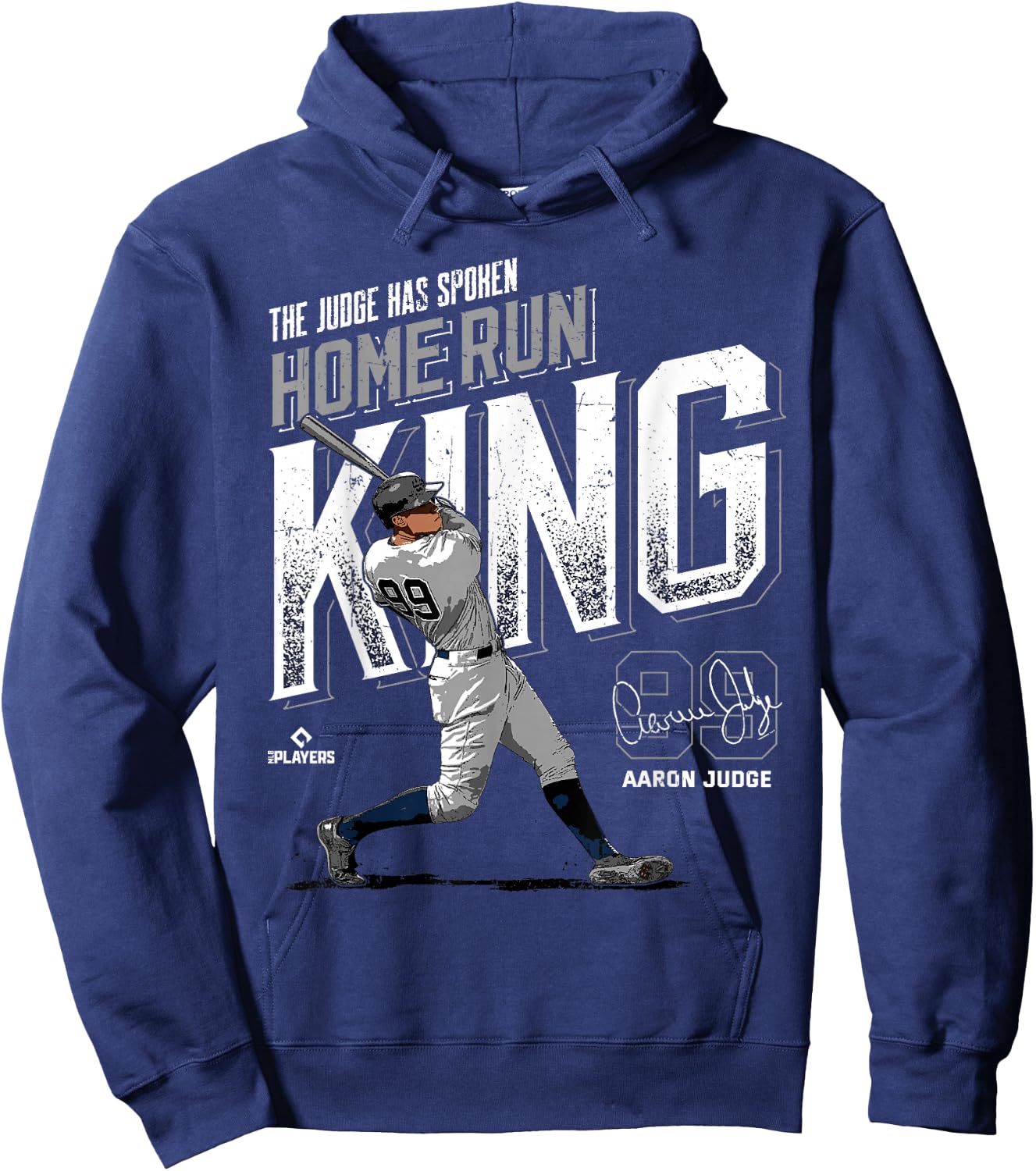 Home Run King Aaron Judge New York MLBPA Hoodie - Hoodie | Navy