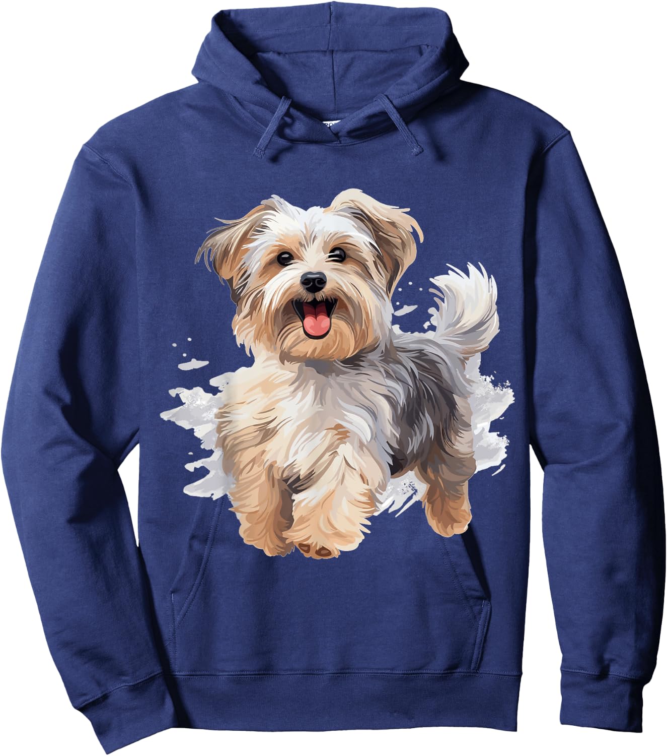 Morkie Dog Breed Pet Cute Graphic Hoodie - Hoodie | Navy