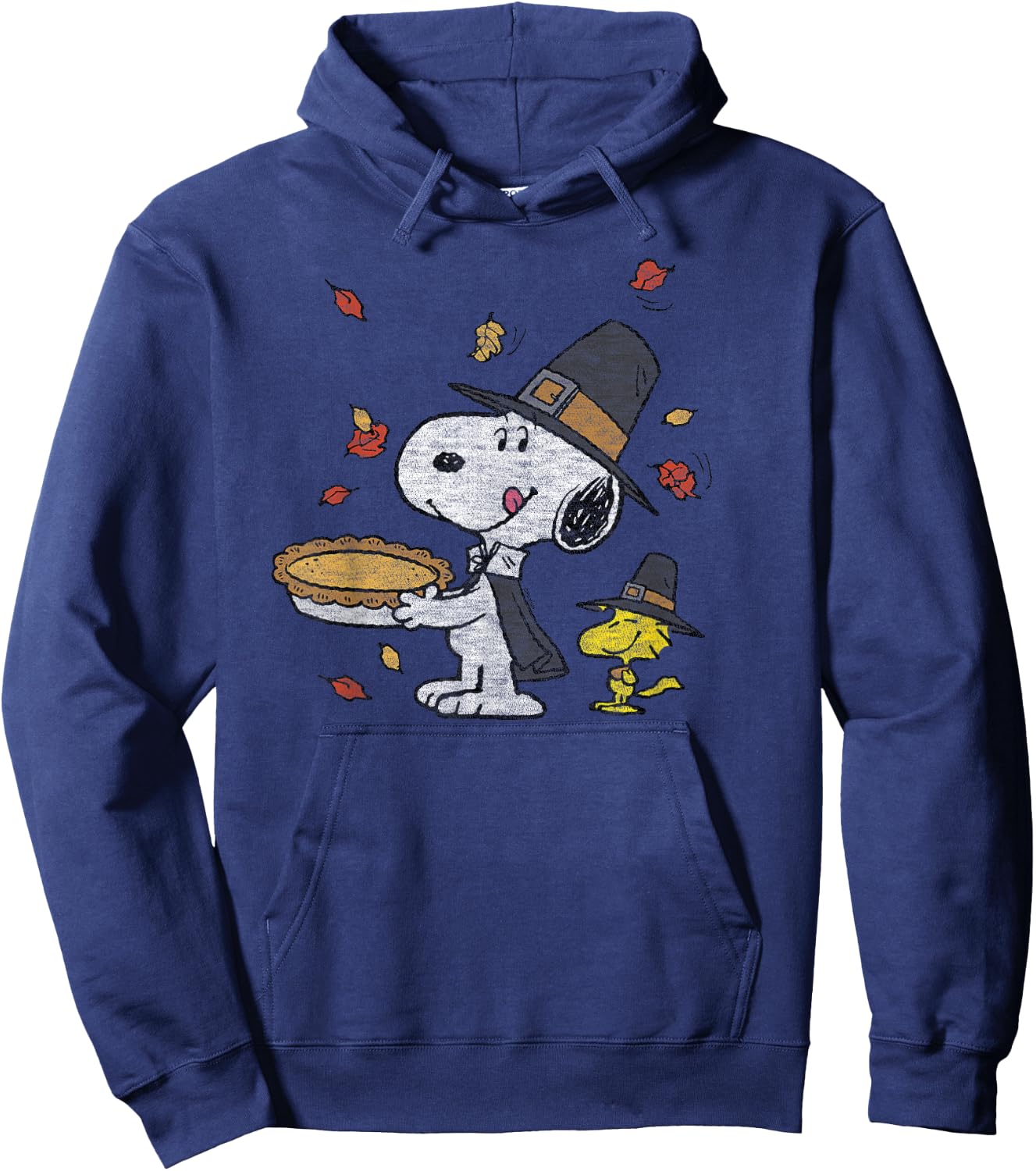Peanuts - Thanksgiving Scene Hoodie - Hoodie | Navy