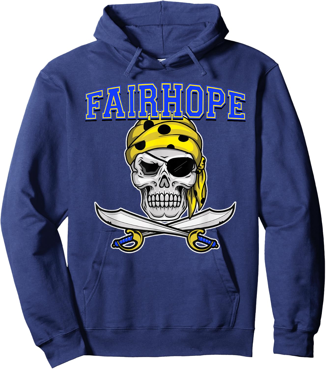 Fairhope Pirates Team Spirit Hoodie - Hoodie | Navy
