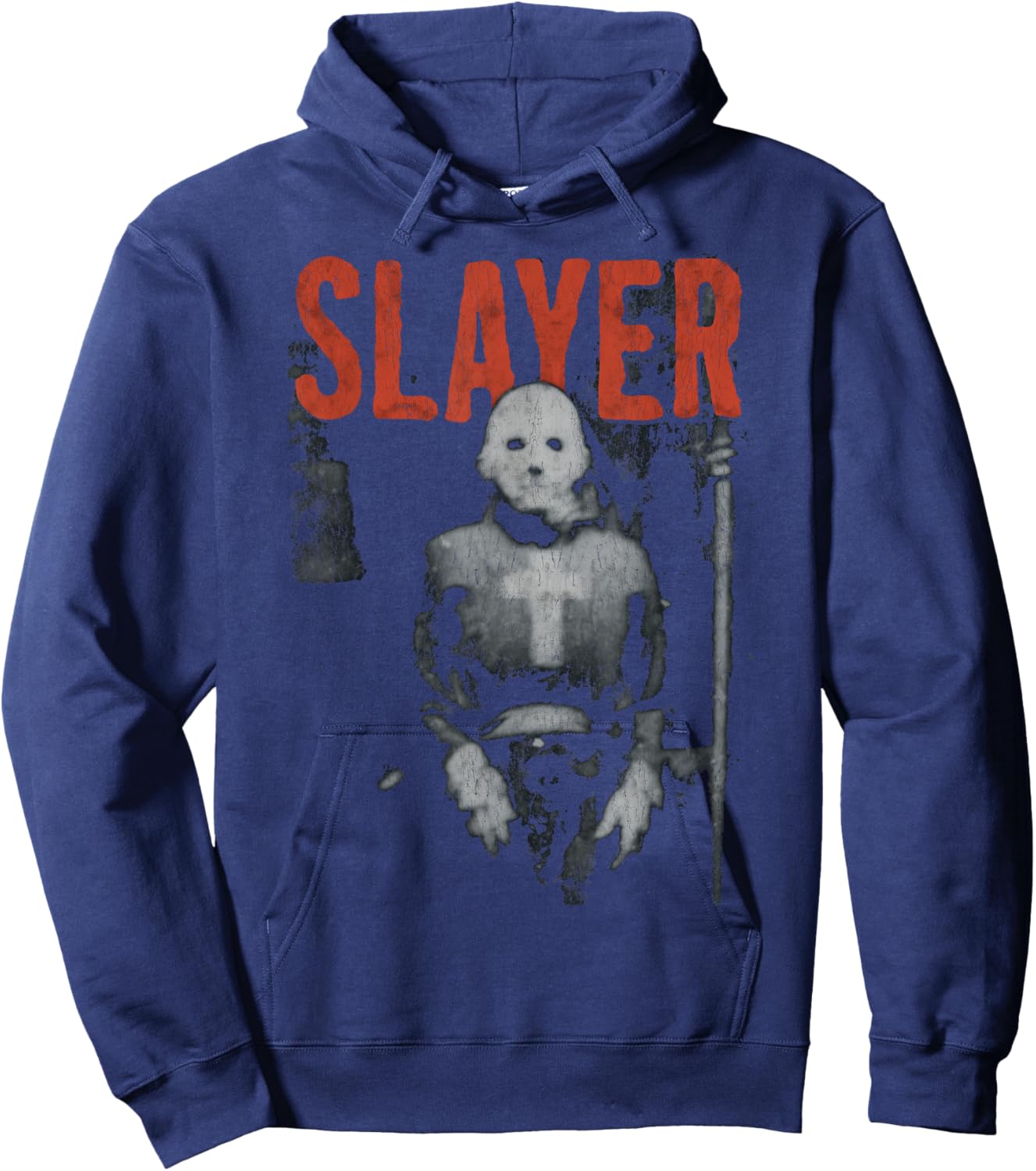 Slayer – Diabolus Red Hoodie - Hoodie | Navy