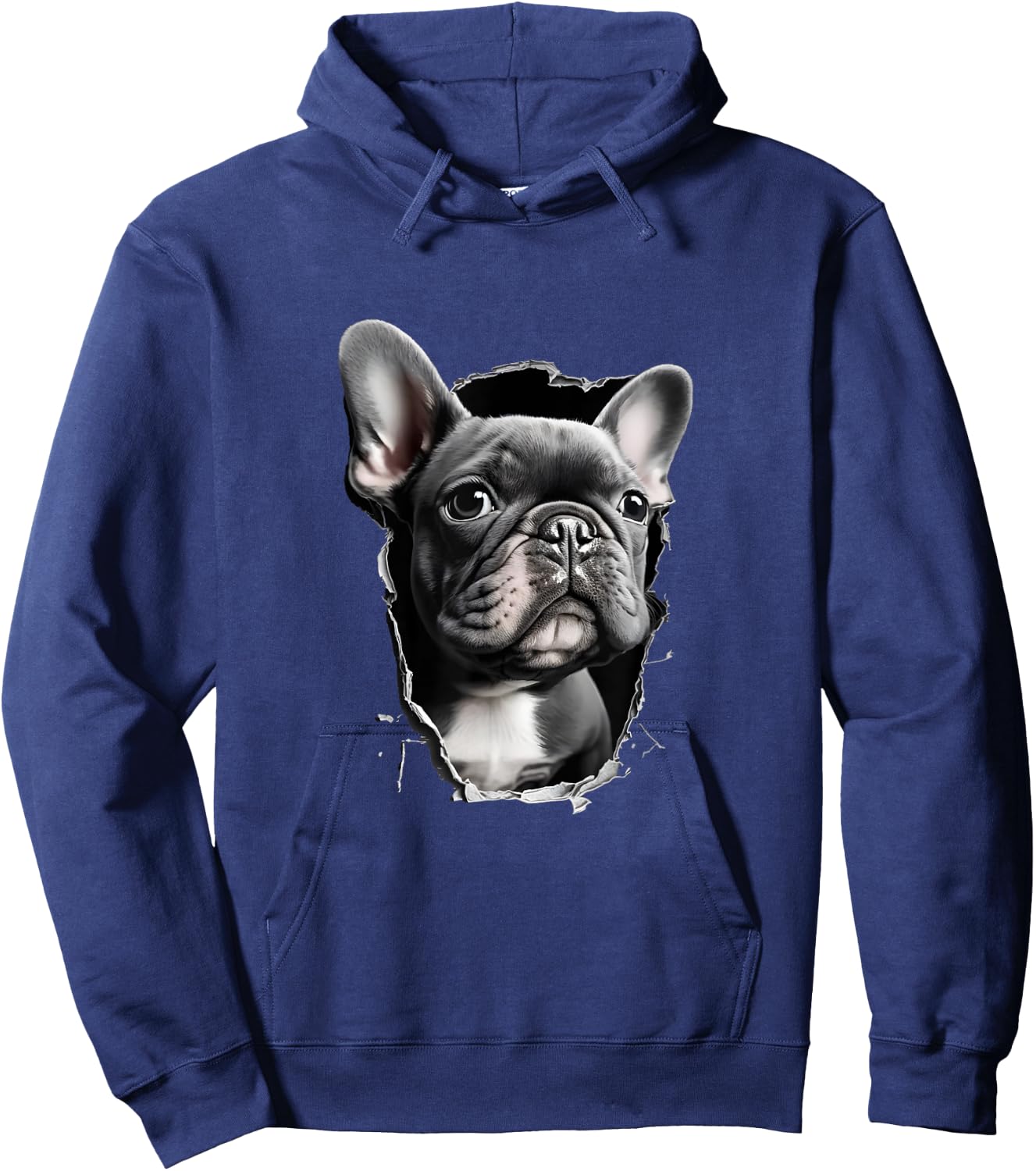 French Bulldog Kids Clothes Frenchie Dad Mom Hoodie - Hoodie | Navy