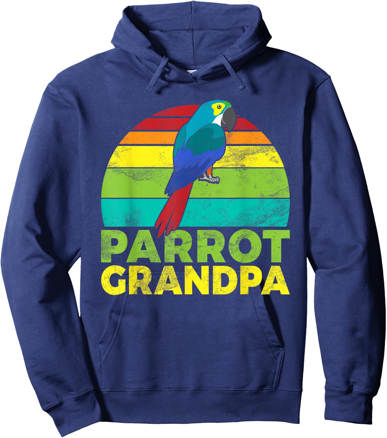 Parrot Grandpa Hoodie - Hoodie | Navy