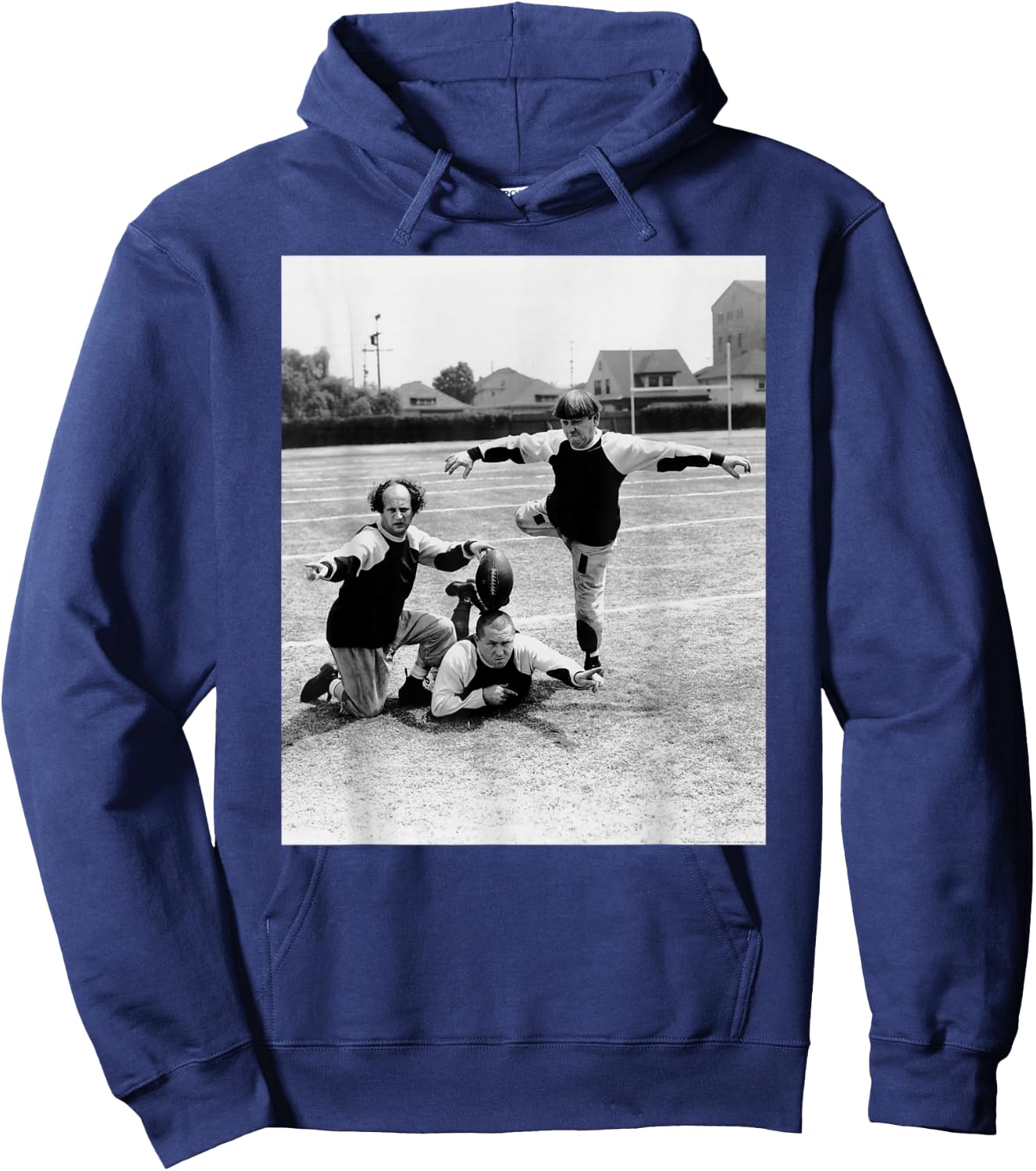 Three Stooges Football – Kick Off Hoodie - Hoodie | Navy