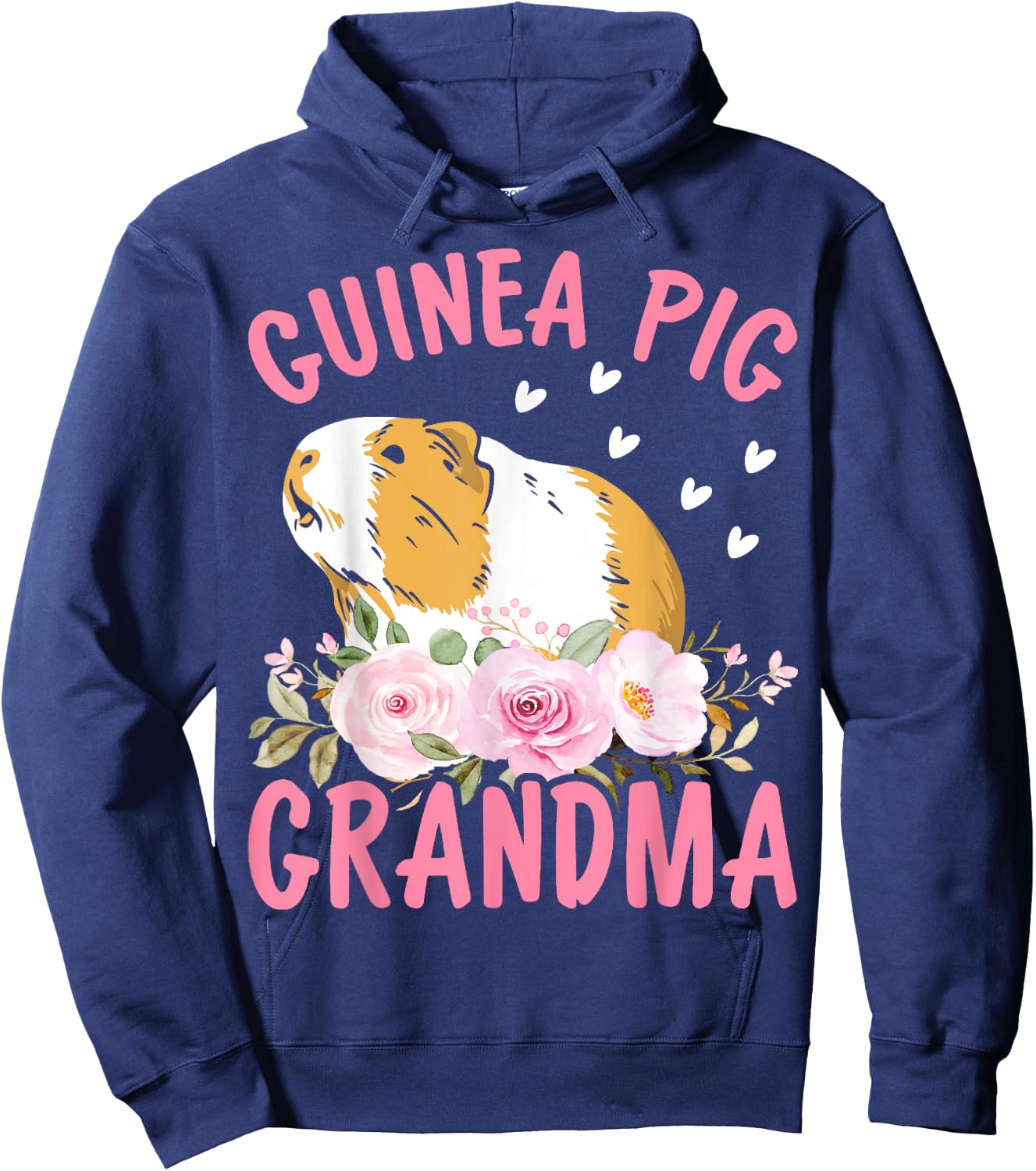 Guinea Pig Grandma Hoodie - Hoodie | Navy