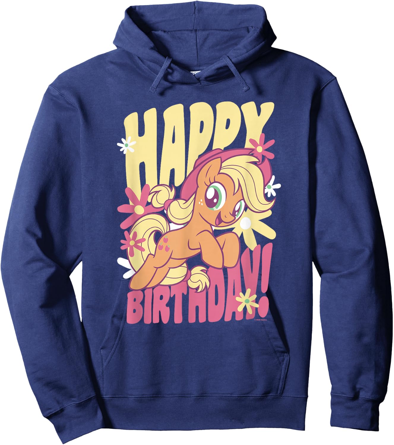 My Little Pony Birthday Applejack Smile Hoodie - Hoodie | Navy