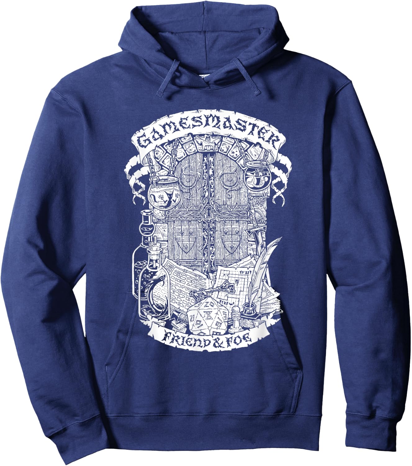Fantasy Role-Playing Game (RPG) Gamesmaster Hoodie - Hoodie | Navy