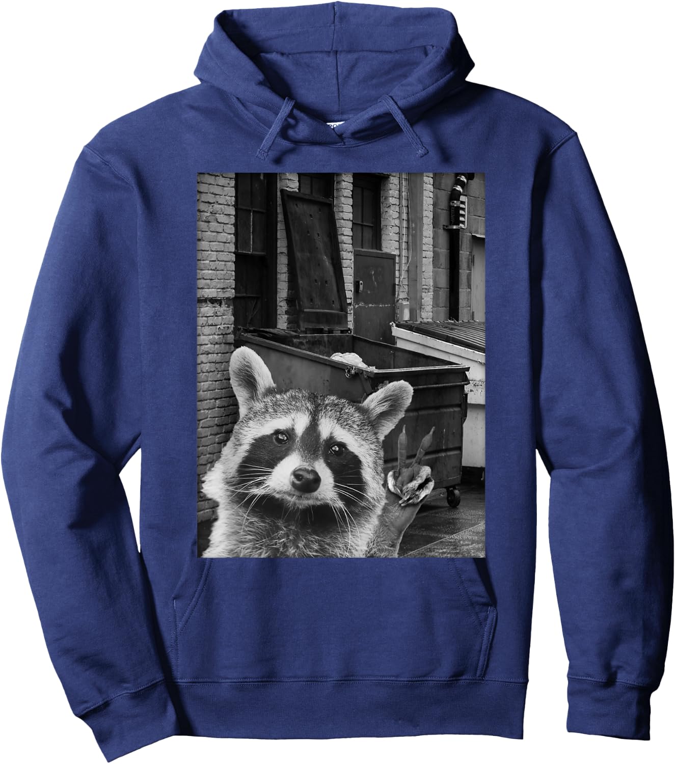 Funny Raccoon Selfie Shirt - Raccoon Hoodie - Hoodie | Navy