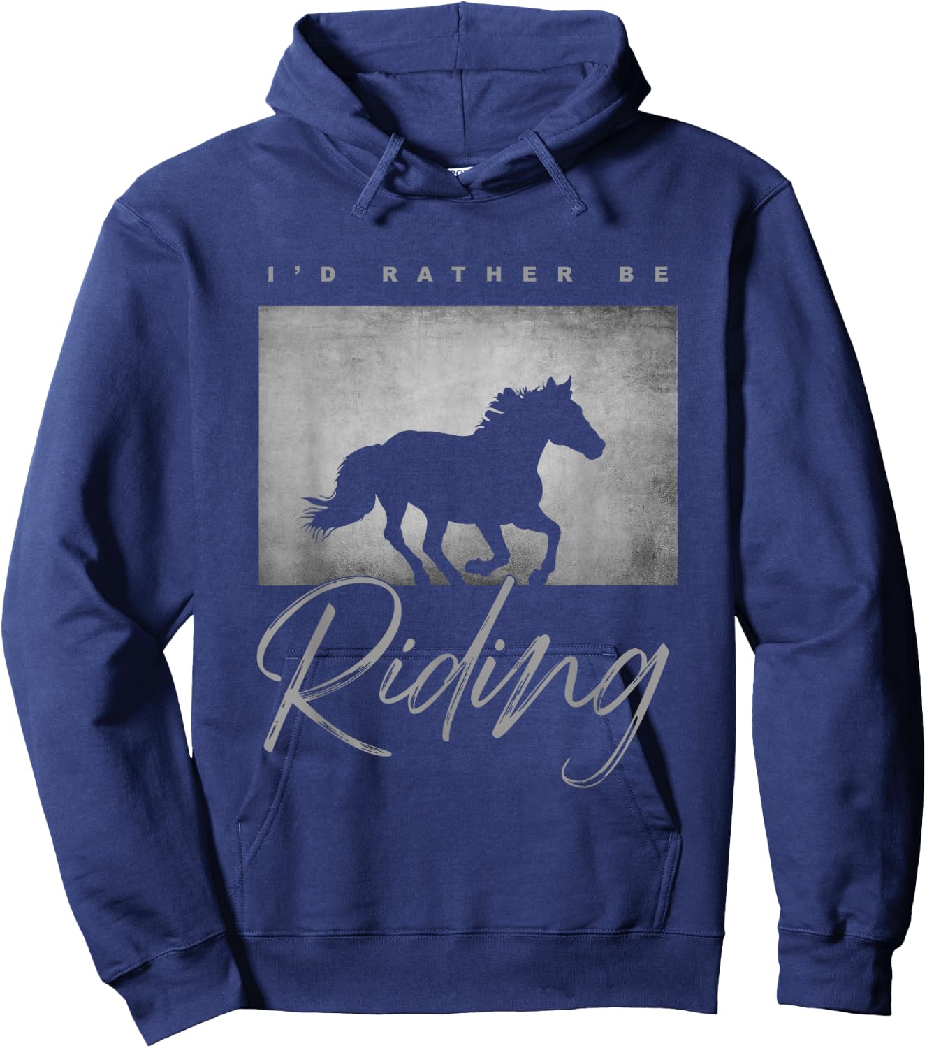 Horse Riding Apparel - Horse Hoodie - Hoodie | Navy