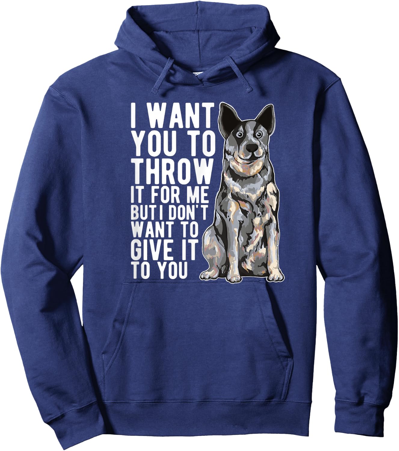 Blue Heeler Dad Hoodie - Hoodie | Navy