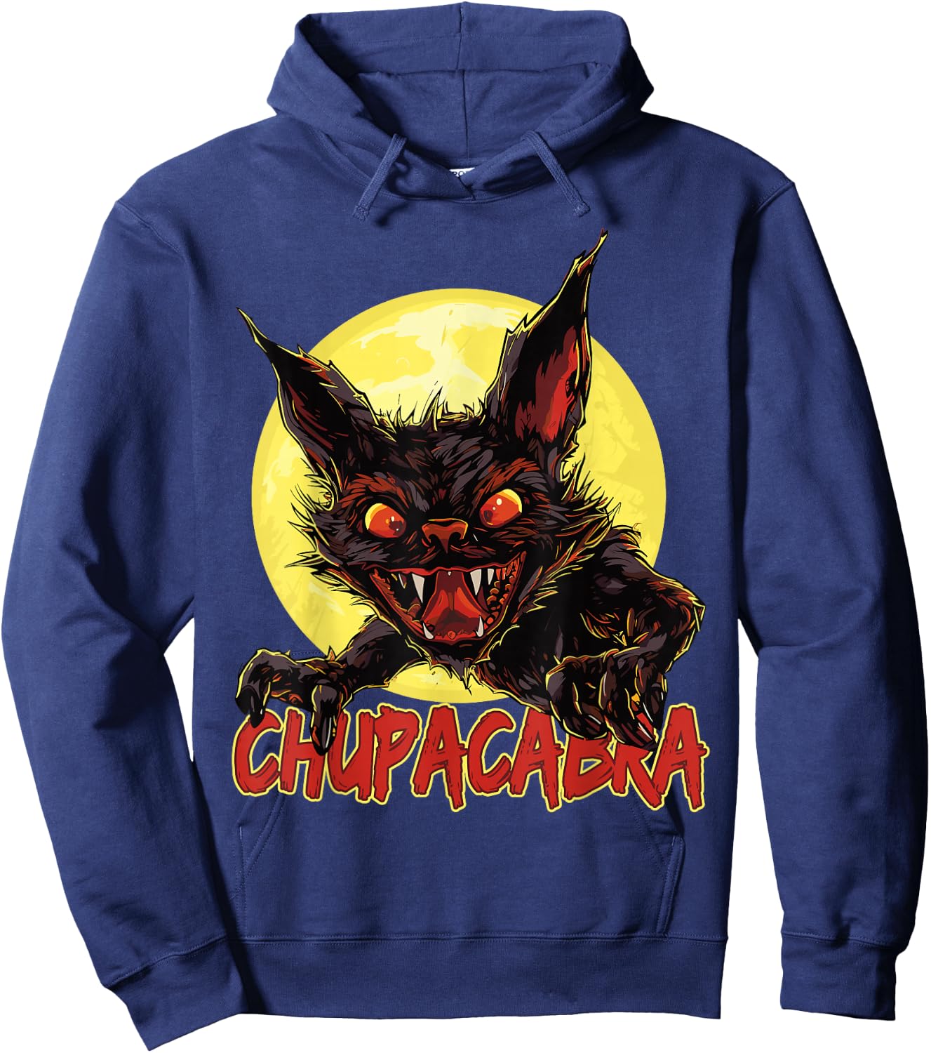 Mythical Monster - cryptid monster Chupacabra Hoodie - Hoodie | Navy