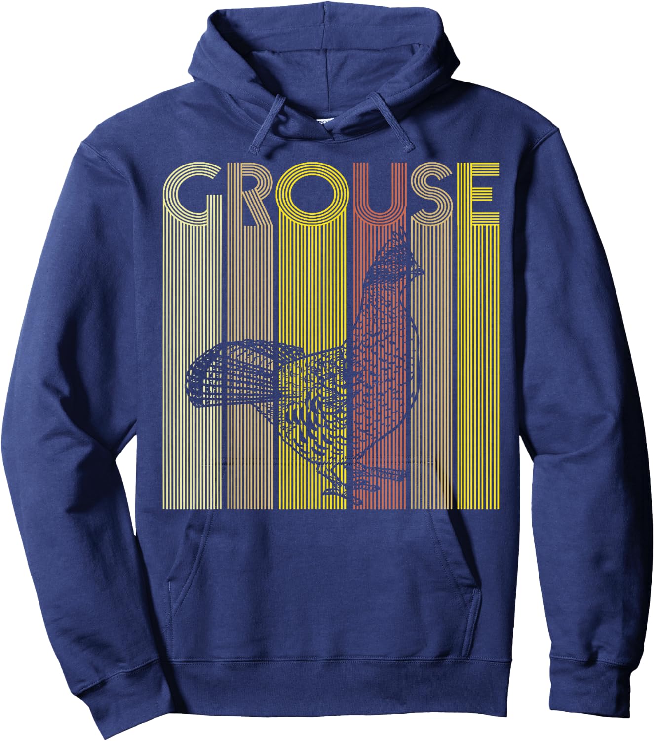 Grouse Design for a Ruffed Grouse lover Hoodie - Hoodie | Navy