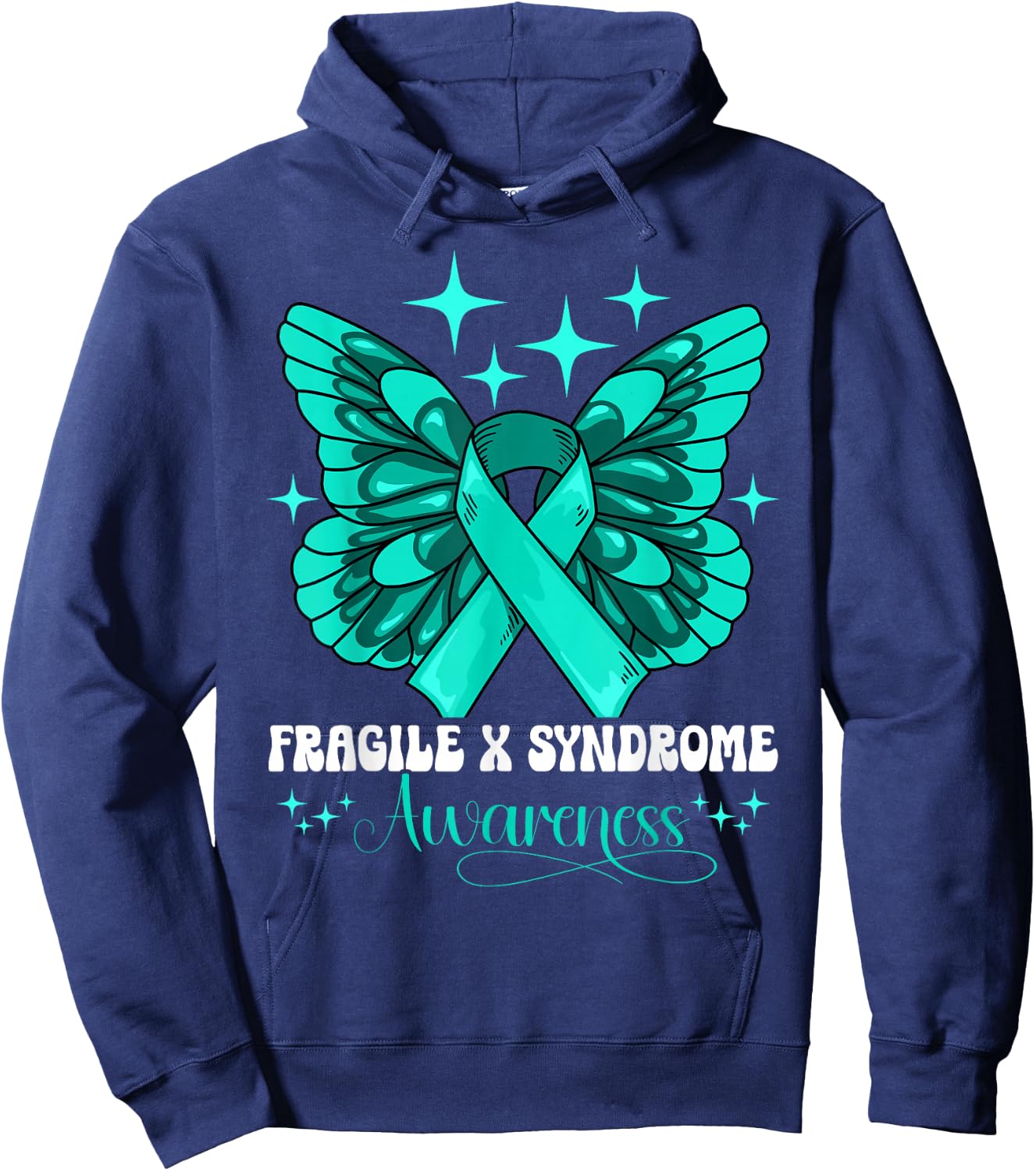Fragile X Syndrome Awareness Hoodie - Hoodie | Navy
