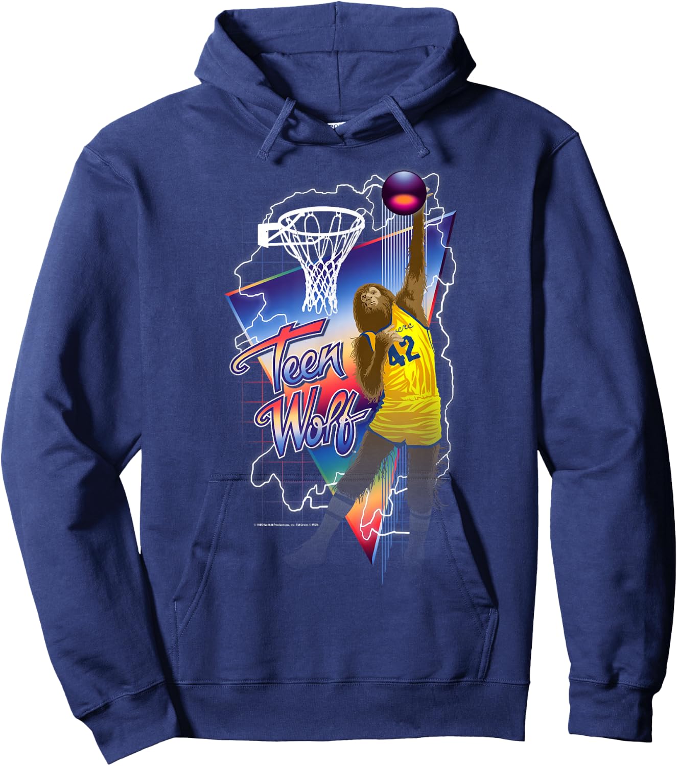 Teen Wolf Slam Dunk Hoodie - Hoodie | Navy