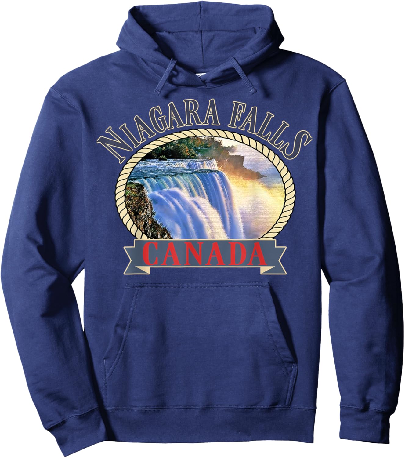 Niagara Falls Canada USA Nature river Hoodie - Hoodie | Navy