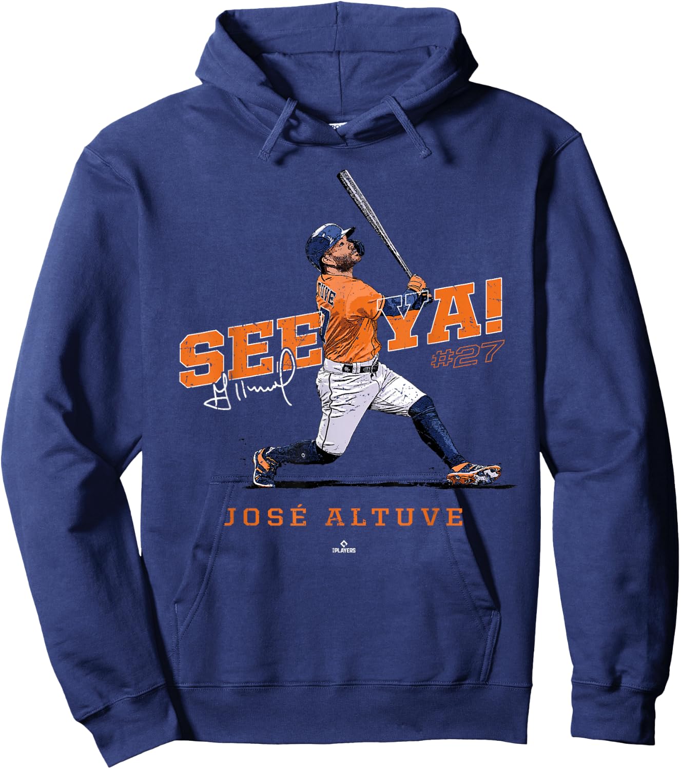 See Ya! Jose Altuve Houston MLBPA Hoodie - Hoodie | Navy