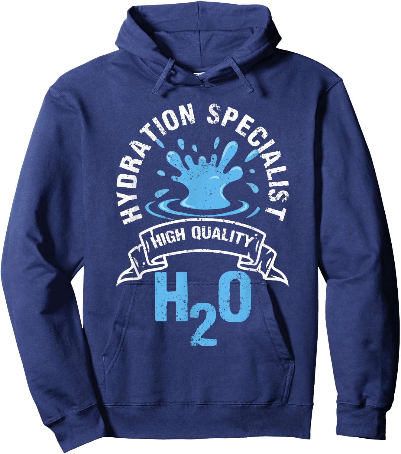 Hydration Specialist Waterboy Team Manager H2O Hoodie - Hoodie | Navy