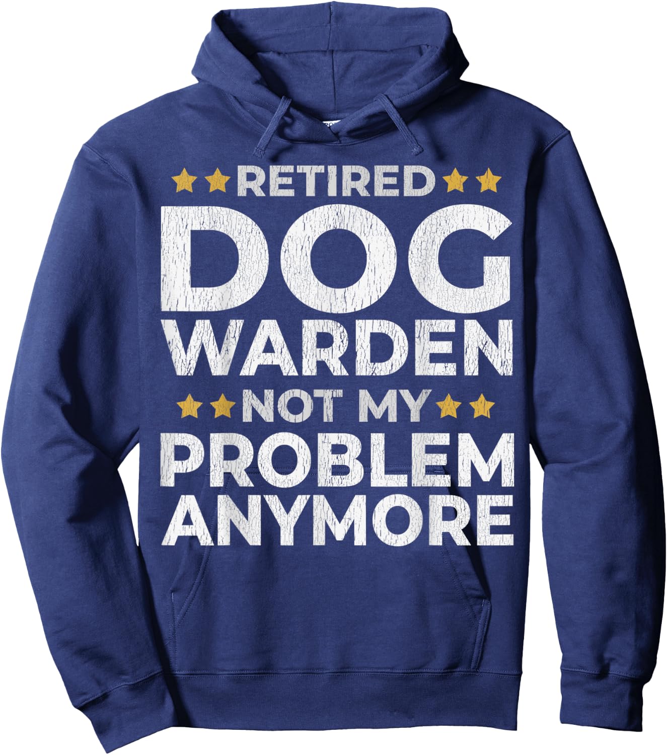 Retired Dog Warden - Retirement Funny Hoodie - Hoodie | Navy