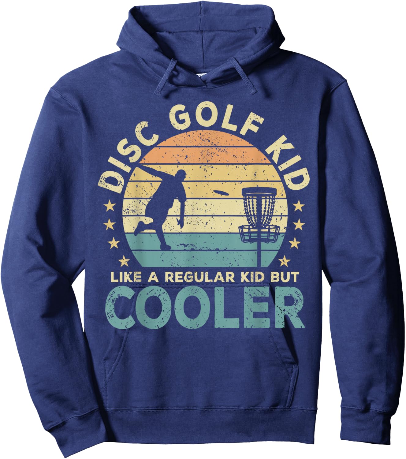 Disc Golf Kid Disc Golf Player Funny Hoodie - Hoodie | Navy