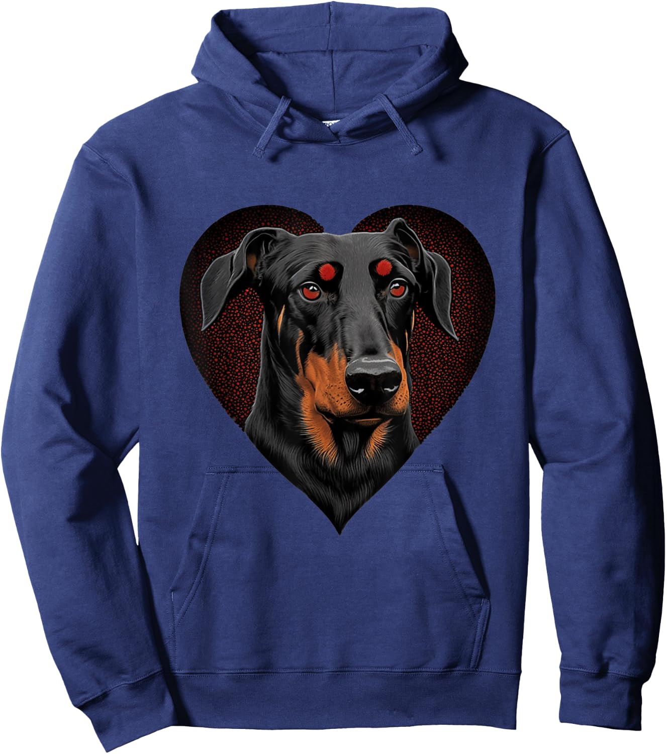 Dobermann Love - Dobermann Hoodie - Hoodie | Navy