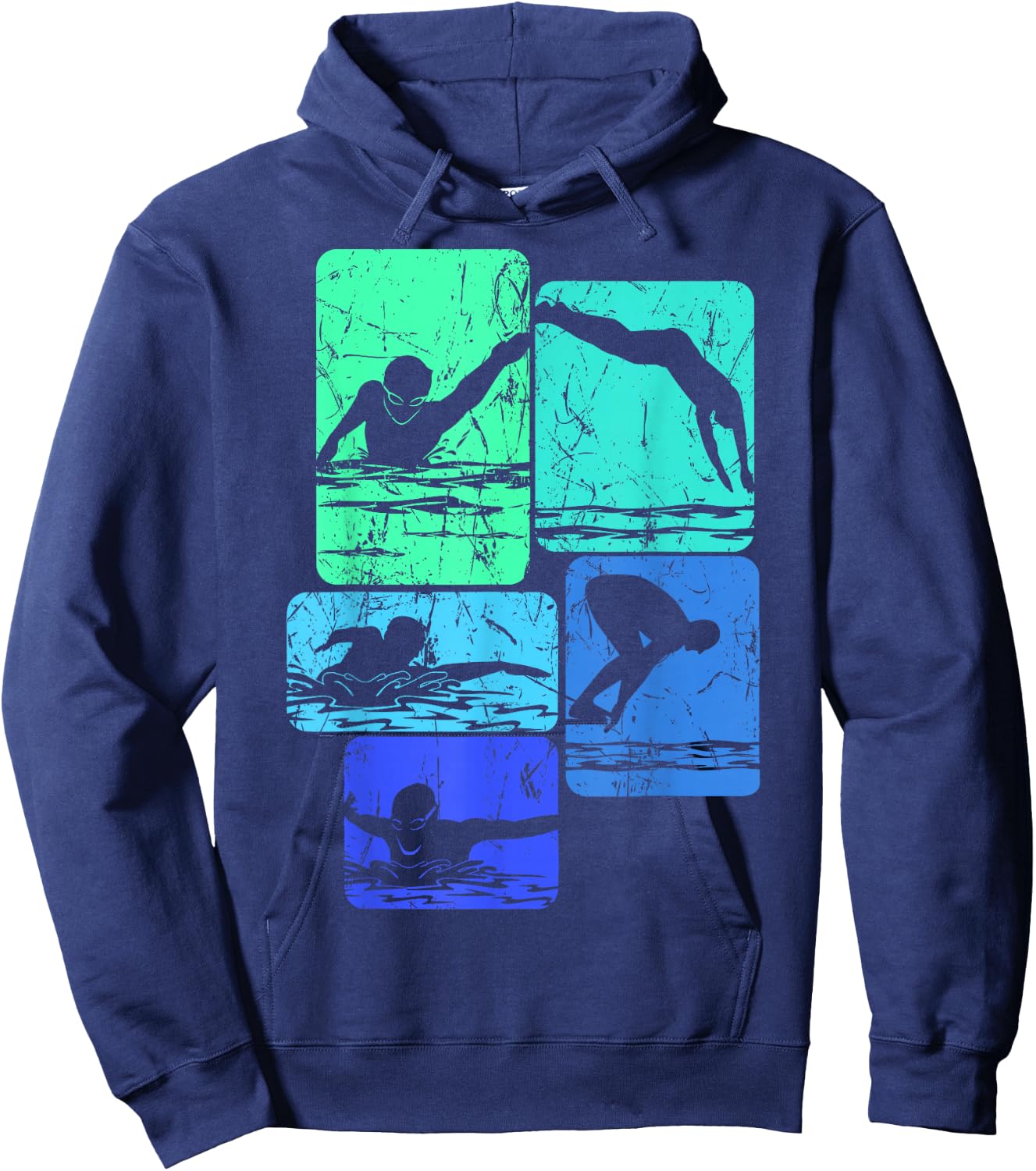 Swimming Swimmers Hoodie - Hoodie | Navy