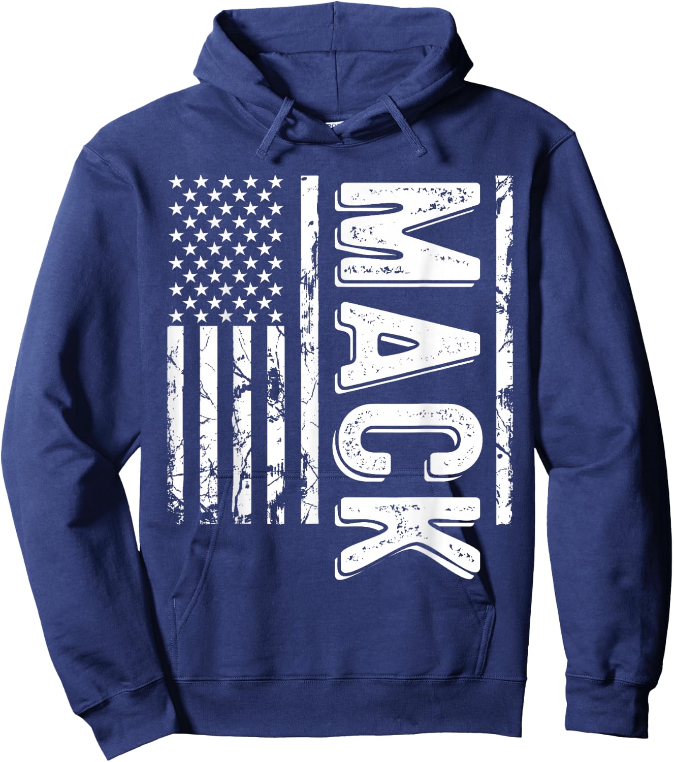 Mack Last Name Funny Surname Team Mack Family Hoodie - Hoodie | Navy