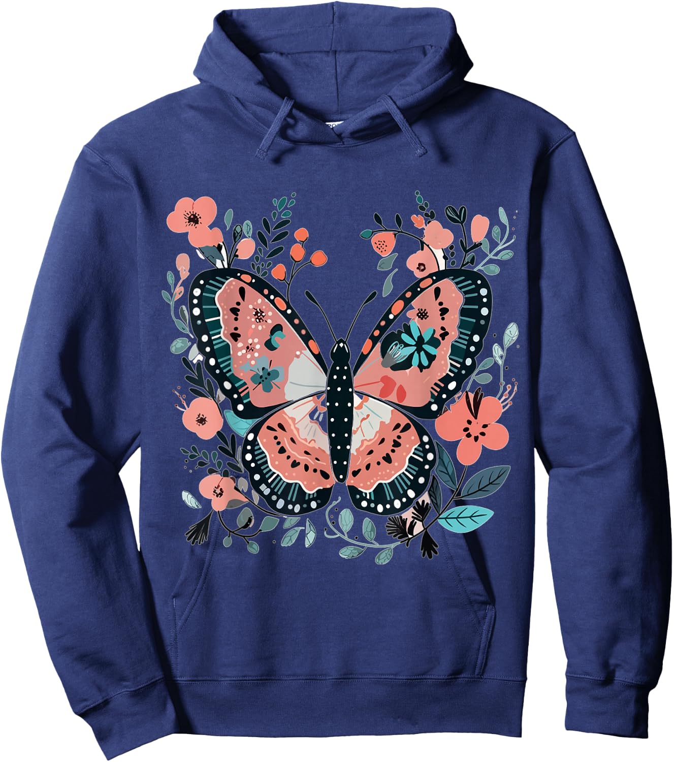 Cute Butterfly design butterflies and butterfly Hoodie - Hoodie | Navy