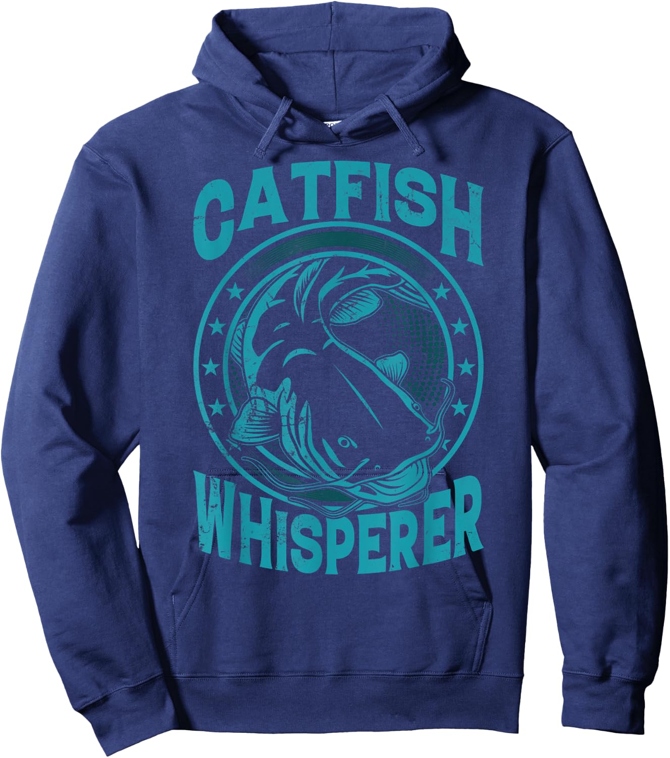 Catfish Whisperer Funny Catfish Fishing Hoodie - Hoodie | Navy